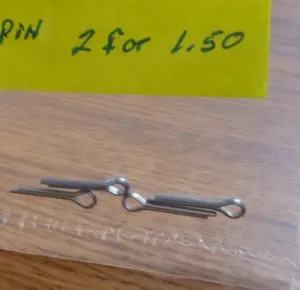 Lot of 2 MARVEL SCHEBLER CARB COTTER PIN p/n 82-14